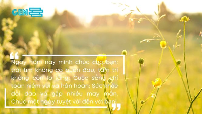 lời chúc buổi sáng tốt đẹp