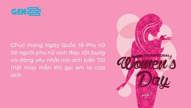 Lời chúc mùng 8 tháng 3 cho người yêu