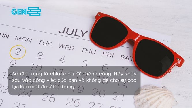 Stt tháng 7 mang lại năng lượng tích cực để làm việc hiệu quả