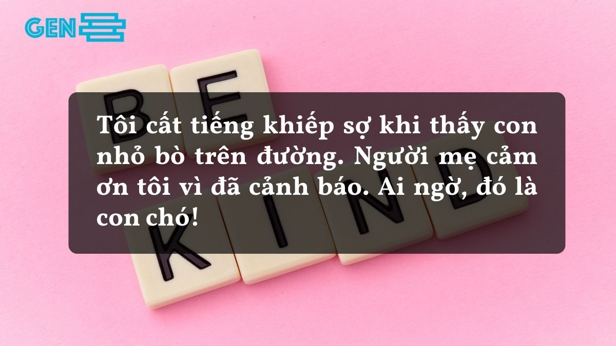 Stt sống có tâm ắt sẽ có tầm hài hước, dí dỏm