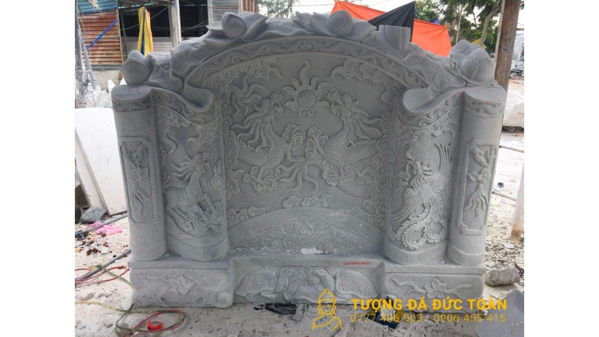 Các họa tiết của Cuốn thư đá