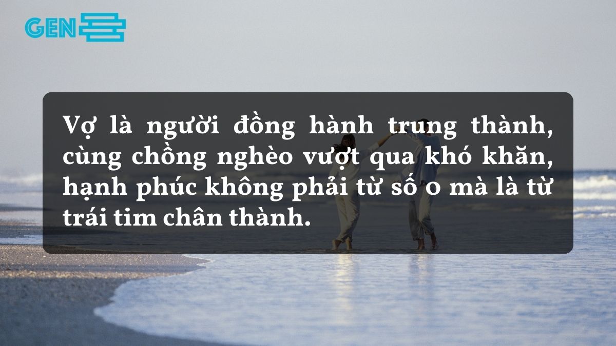Stt vợ chồng nghèo cùng nhau vượt qua khó khăn