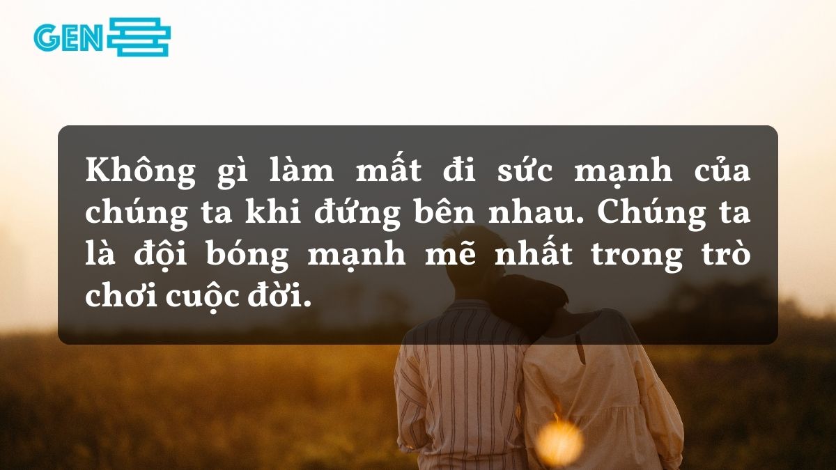 Stt vợ chồng cùng nhau vượt qua khó khăn, tình cảm trọn vẹn