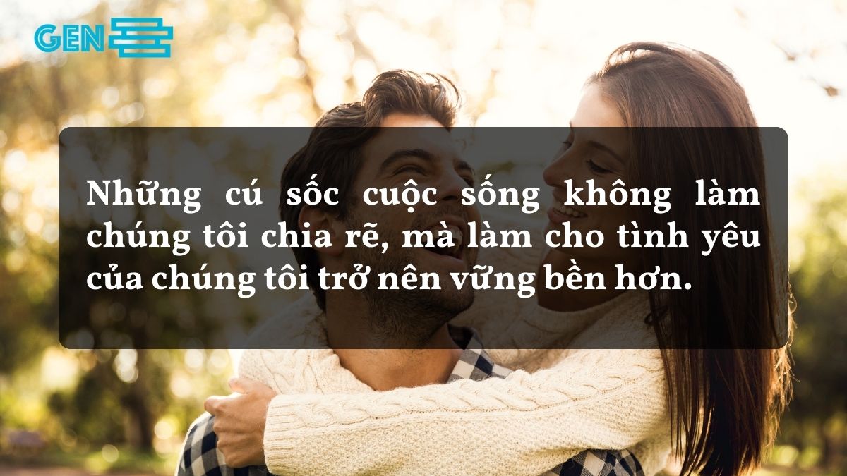 Stt vợ chồng cùng nhau vượt qua khó khăn truyền cảm hứng