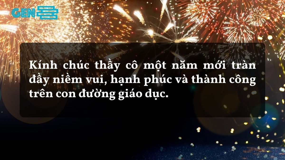 Lời chúc Tết thầy cô dành cho các phụ huynh