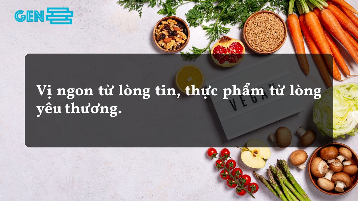Slogan hay cho tiệm đồ ăn chay